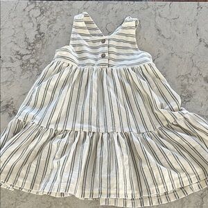 Rylee & Cru Striped Sleeveless Kids Dress